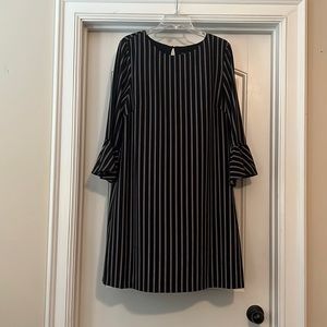 Preston & York black and white flare career dress